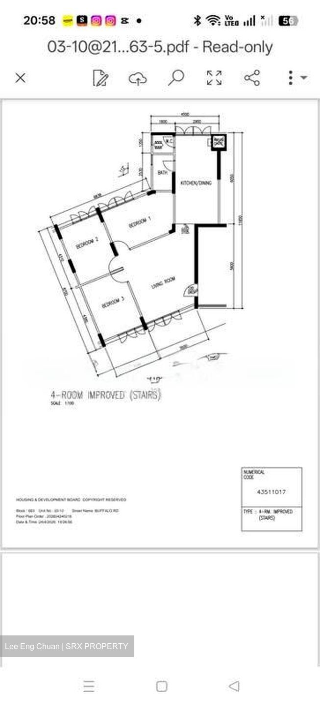 Blk 663 Zhujiao Centre (tekka Market) (Central Area), HDB 4 Rooms #553779221